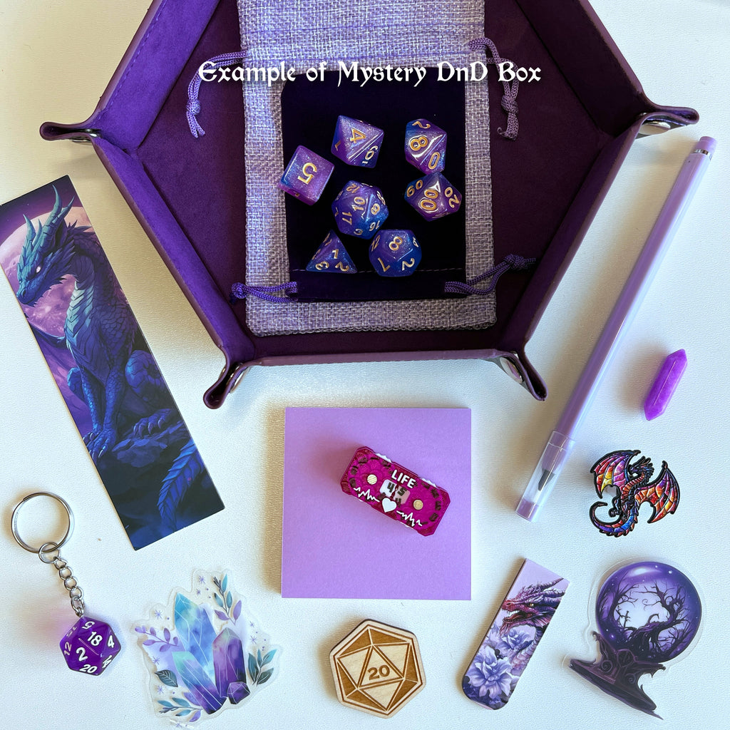 Mystery DnD Bundle Box, 15 Surprise Items Inside