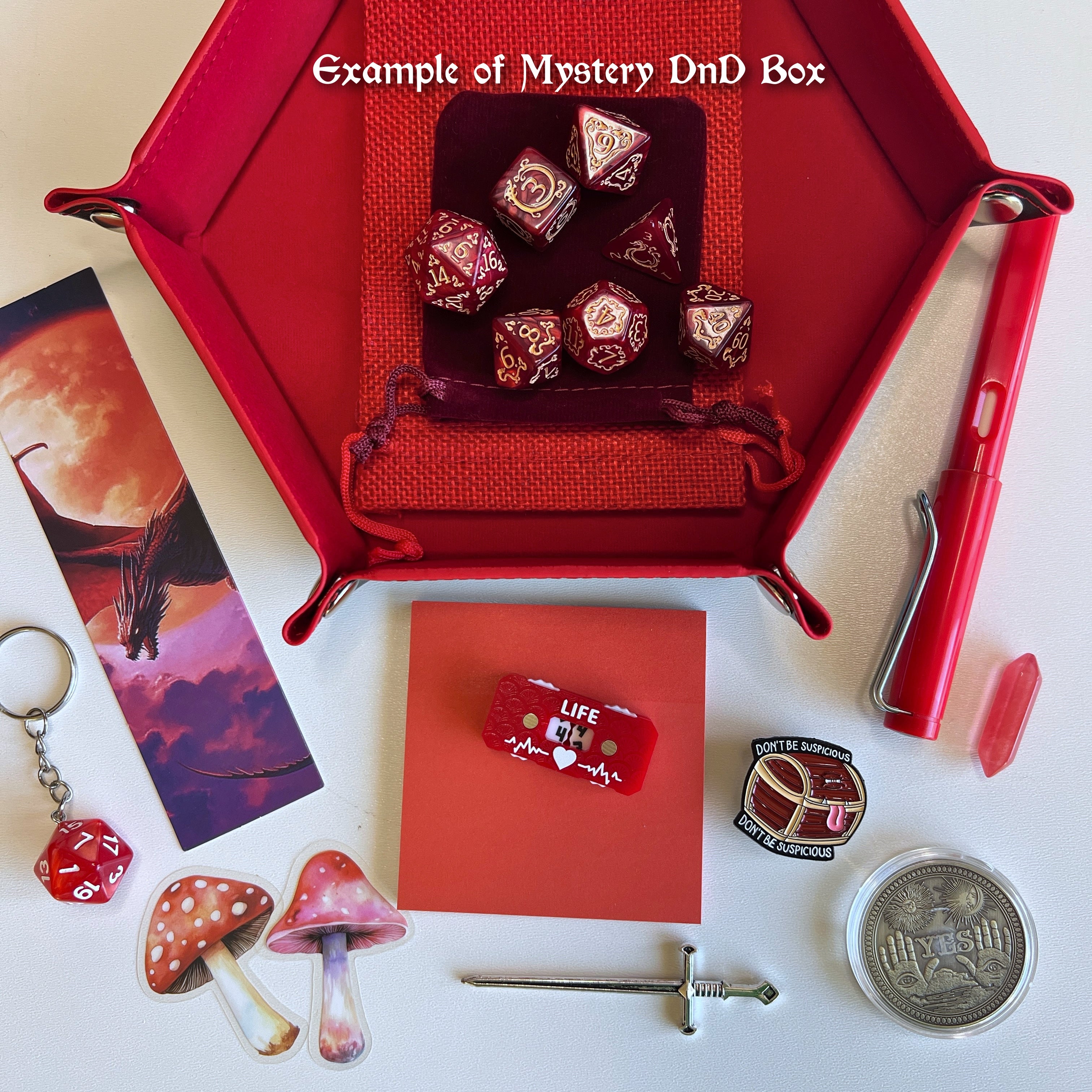 Mystery DnD Bundle Box, 15 Surprise Items Inside