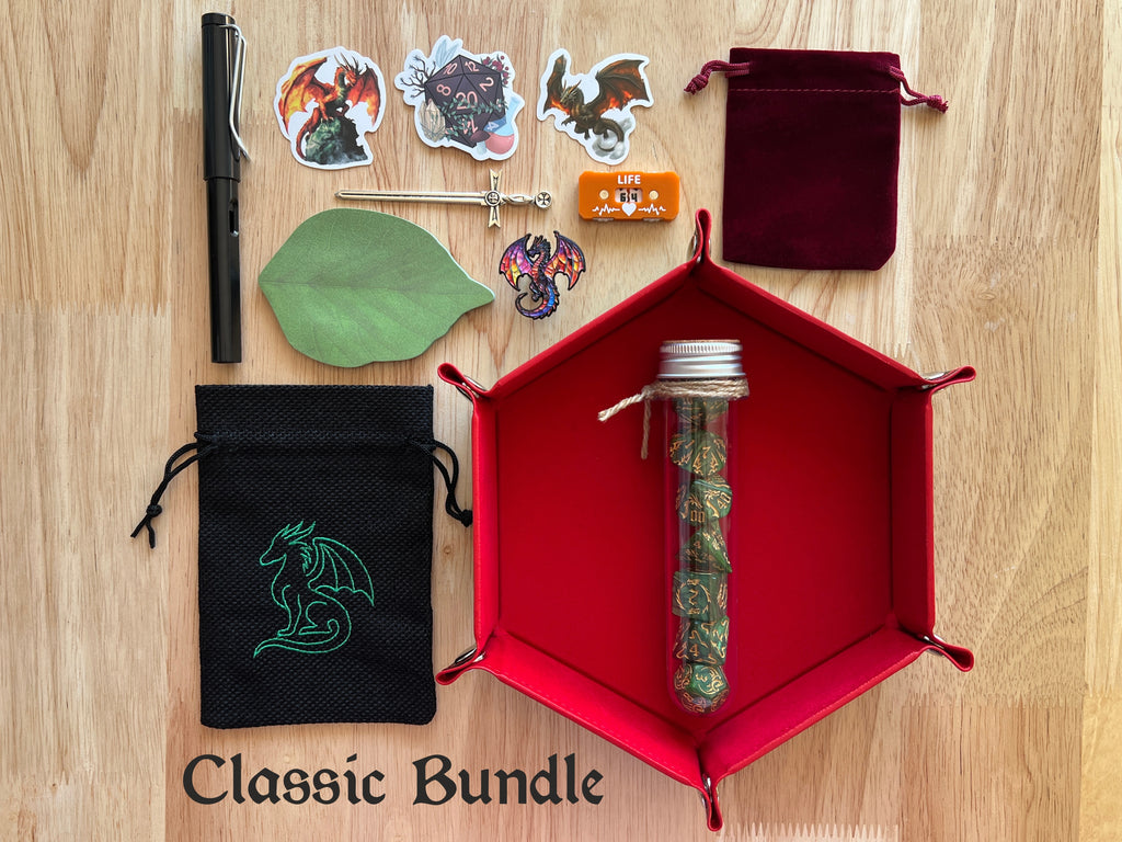 Village of Dragons DnD Bundle Box: Vol. 2 , up to 15 Surprise Items Inside