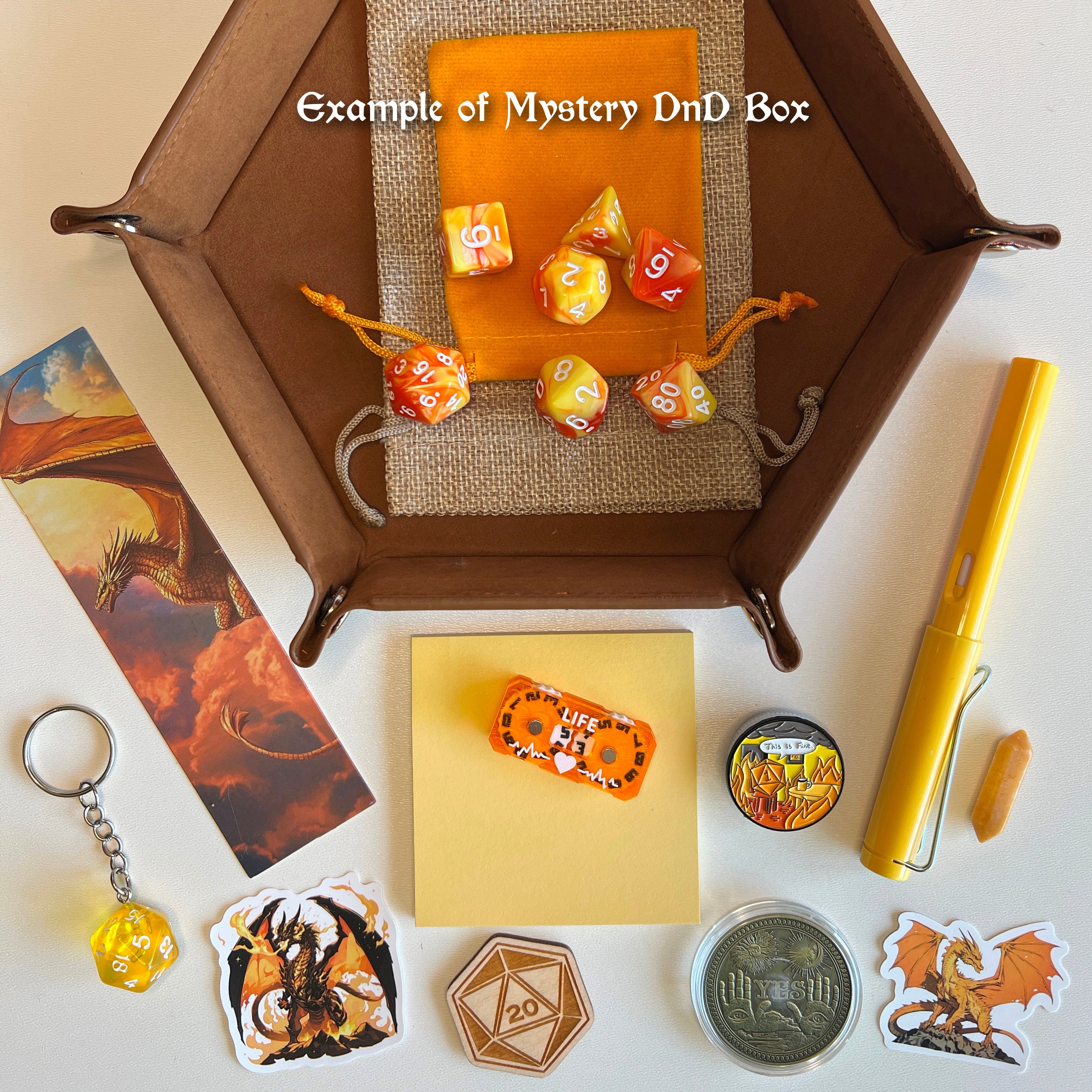Mystery DnD Bundle Box, 15 Surprise Items Inside